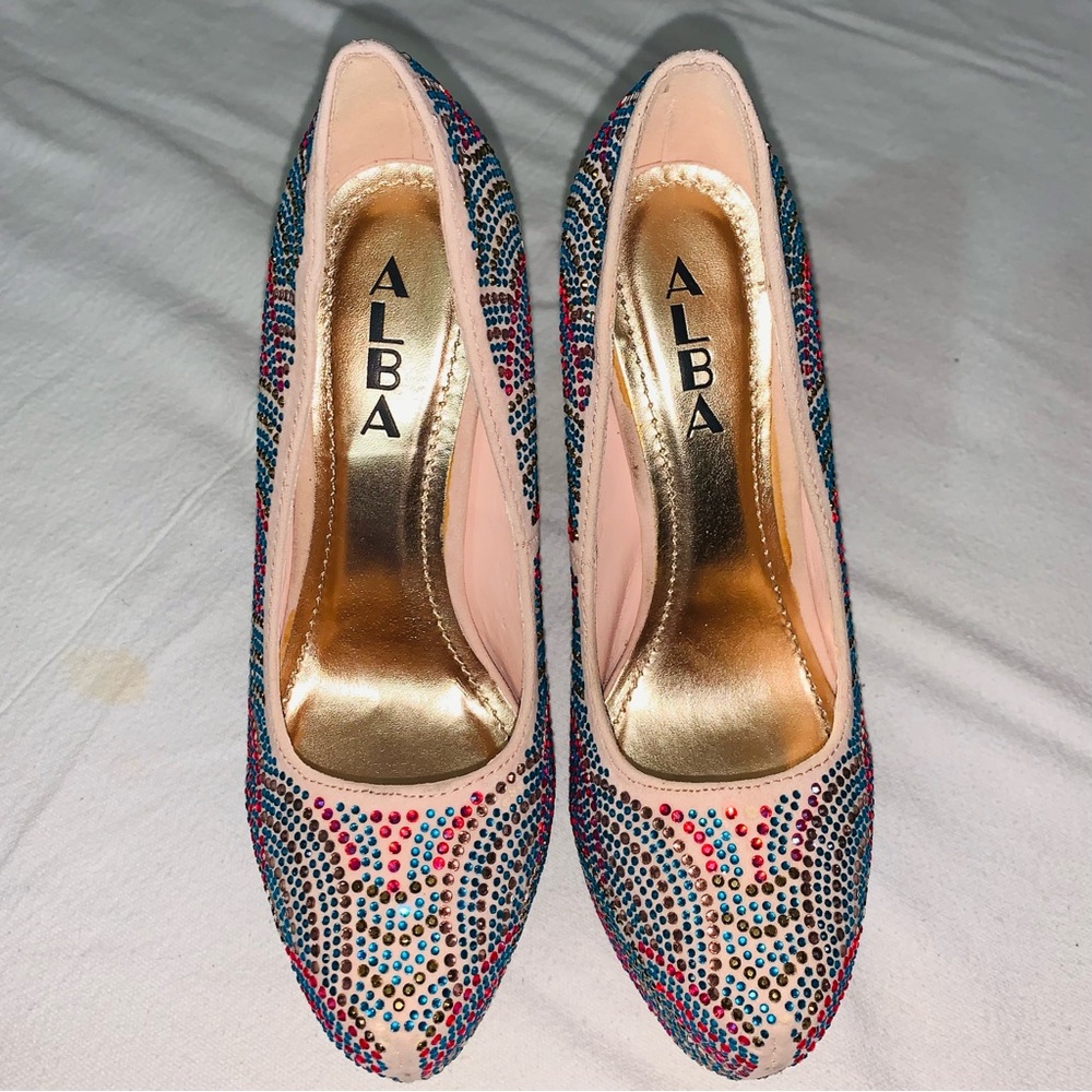 Alba Vibrant Sequin Women's Heels
